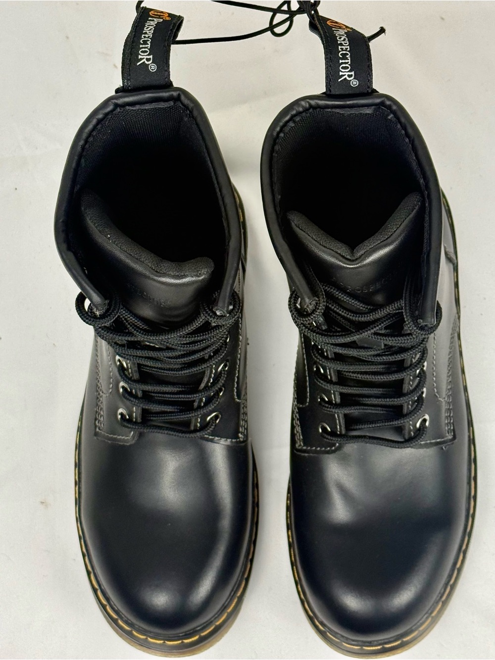 Prospector Black Combat Boots Women’s Size 9 New - Picture 4 of 6